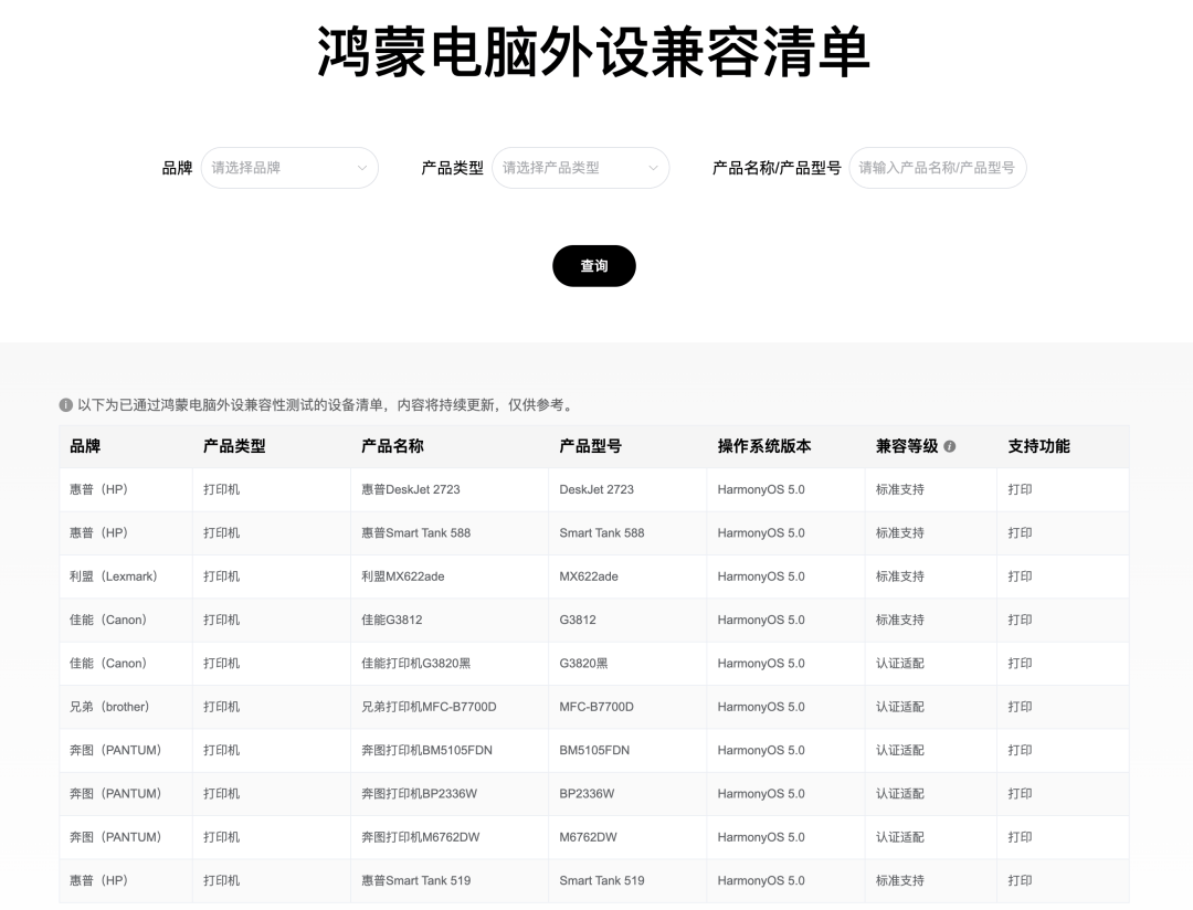 全面適配新生態(tài)，隨心協(xié)作更順手——最新鴻蒙外設(shè)兼容清單正式上線